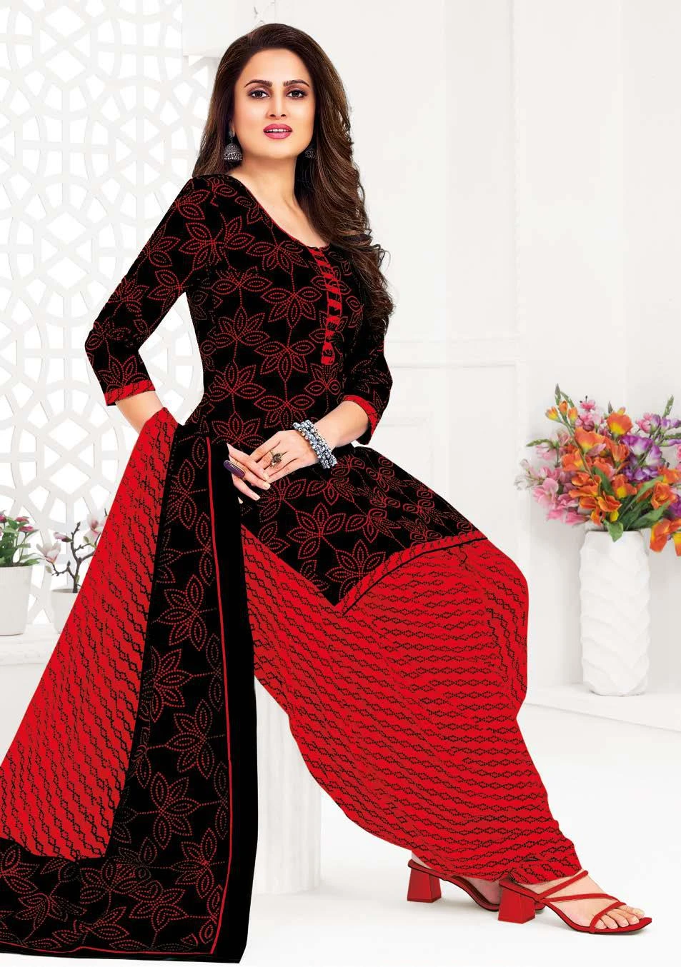 Ganpati Payal Vol 8 Pure Cotton Wholesale Salwar Suit Catalog — Wholesale Salwar Suits, Ganpati wholesale from Surat - Gallery Image 2